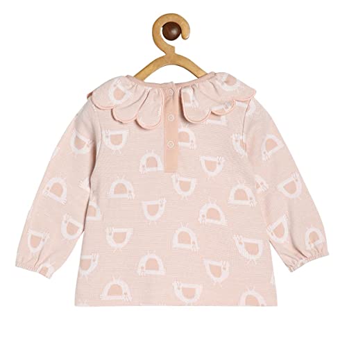 Image of miniklub Rose Print Organic Cotton Blouson Top