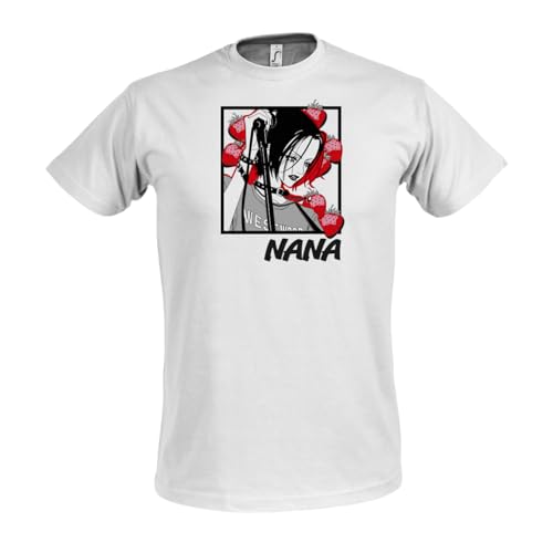 T-shirt Nana Osaki & Hachi Elbenwald blanc en coton avec impression grand format devant