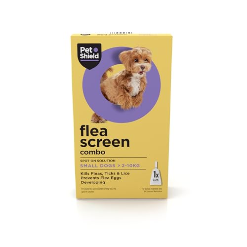 Flea Treatment for Dogs - Small Dog/Puppy Kills Fleas Ticks Eggs & Lice
