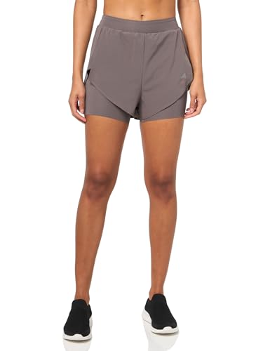 Short Adidas HIIT femme anti-transpiration évite les frottements Heat.rdy charbon XS
