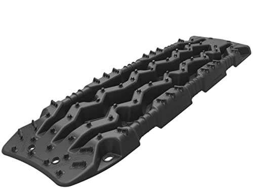 ARB TREDPROBB Vehicle Recovery Boards Traction Tracks and Extraction Device for Off-Road Mud, Sand, Snow, Black with Black Teeth