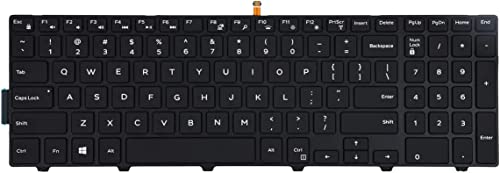 Image of Wefly Laptop Keyboard for Dell Inspiron 15 3000 5000 (3541 3542 3543) 5558 17 5000 5748 5749 5758 7557 7559 Latitude 3550 3560 3570 Vostro 3558 3559 Backlight