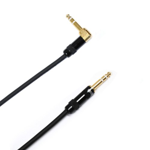 Audio2000'S C26003P2 3 Ft 1/4 Inch Trs Right Angle To Trs Patch Cable (2 Pack) #TOP1