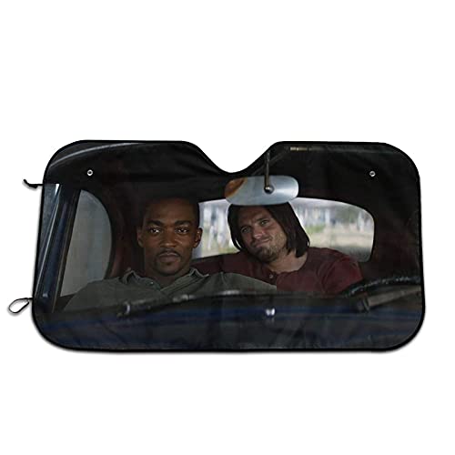 Falcon & Winter Soldier Windshield Sunshades Car Sunshade for Car Windshield UV Ray Visor Protector to Keep Your Vehicle Cool