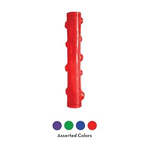 KONG - Squeezz Stick - Strong Squeaky Dog Toy, Squeaks even if punctured - For Large Dogs (Assorted Colors) KONG – Squeezz Stick – Strong Squeaky Dog Toy, Squeaks even if punctured – For Large Dogs (Assorted Colors)