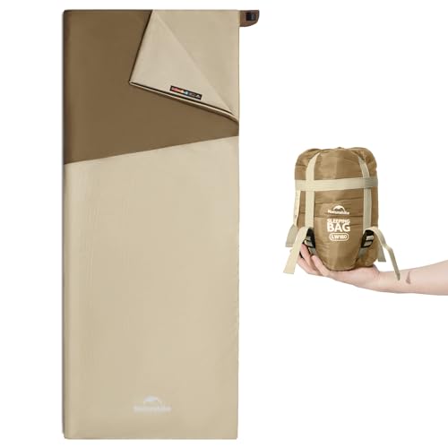 Naturehike Sleeping Bag Ultralight Mini Compact 760g for 3 Seasons with 205x85cm for Hiking Backpacking Camping, Suitable for Temperatures Around 15°C