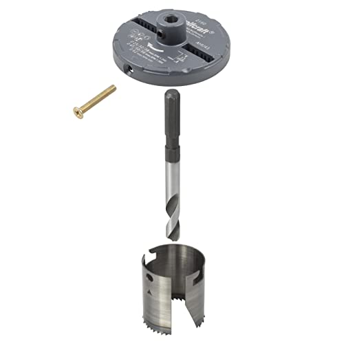 wolfcraft Mehrkranzlochsäge Professional, Ø 25-62 mm I 2160000 I Säge mit 7 Schnellwechsel-Einsätzen, Ø 25-62 mm, Schnitttiefe 33 mm