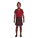 Lands' End Girls Short Sleeve Feminine Fit Interlock Polo Shirt Large Garnet