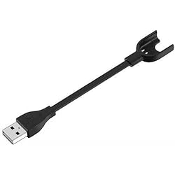 Cargador Xiaomi Band 3 Cable de carga y sincronización USB de repuesto para Xiaomi Mi Band 3, color negro