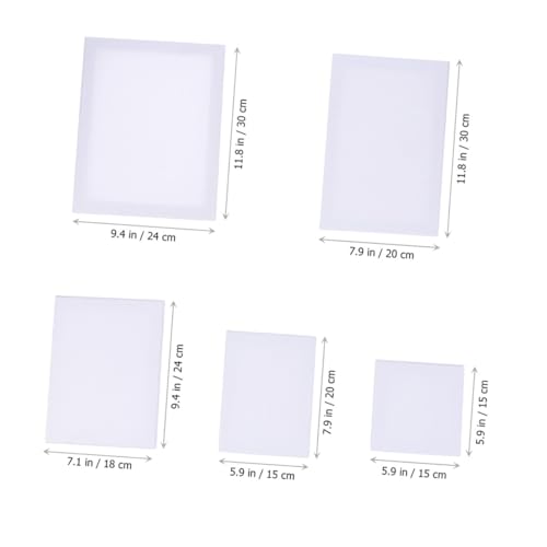 Lienzos para pintar al óleo y gouache en pack de 6 unidades con bastidor de madera 3