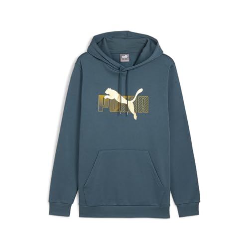 Image of PUMA Mens Essentials No. 1 Logo Hoodie Casual Outerwear Casual - Black