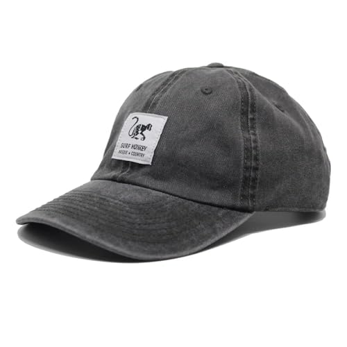 Dressed In Music Play With Me Gorra Beisbol Classic Surf Monkey - Gorra Dad De Sarga Sin Estructura Negro Dressed In Music Play With Me Gorra Beisbol Classic Surf Monkey - Gorra Dad De Sarga Sin Estructura Negro