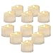 Lot de 12 Bougies led avec minuterie Bougie Chauffe plat sans Flamme ,Fausse Bougie ,Bougie Electrique Vacillante ,Bougie à led pour Noël, Pâques,Chambre, Mariage Blanc chaud [Classe énergétique A++]