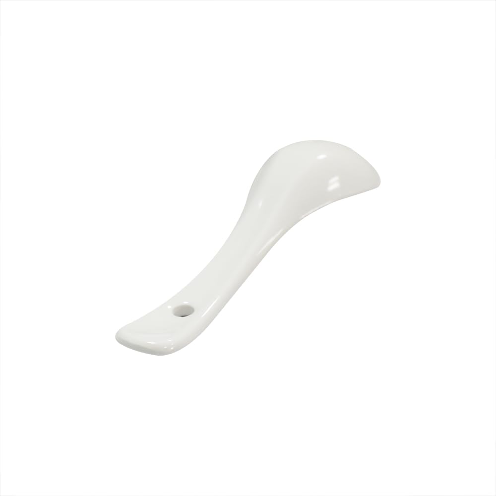 6 Cucchiai Da Zuppa In Porcellana Asiatica - Bianco, Ceramica, Lavastoviglie E Microonde