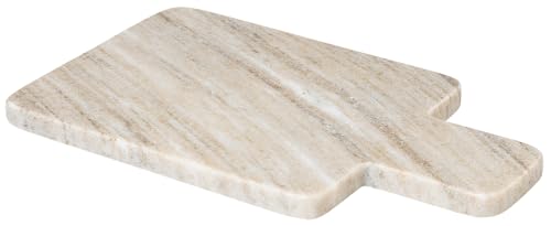 Broste Copenhagen Adam Schneidebrett M aus Marmor in der Farbe Braun, Maße: 30cm x 17cm, 70310626