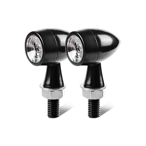 Clignotants LED moto noir 8mm 12V pour réparer et sécuriser vos trajets