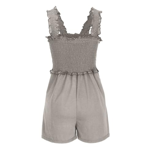 Jumpsuit casual elegante de una pieza suave con bolsillos estilo bohemio 4