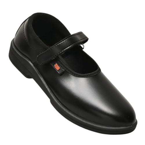 Image of Titas Uniform School Shoes for Kids Girls with PVC | Stylish & Lightweight | Comfortable Footbed