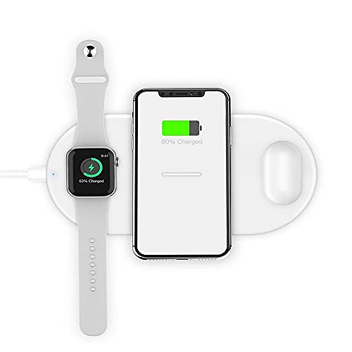 Carregador Wireless sem fio indução Pad 3 Em 1 - Gshield