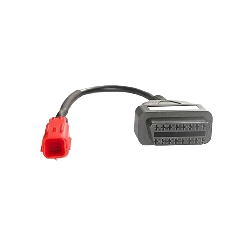 Adaptadores OBD de 6 a 16 Pines for Motocicletas, Conectores de extensión de Cable de diagnóstico OBD2 compatibles con Ho Ya Suz Benel