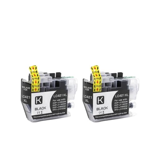 Cartouche d'encre J1050DW Brother compatible en lot de 2 noirs