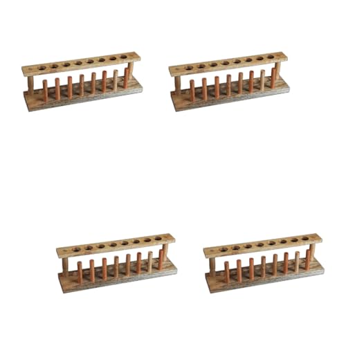 Support de tube à essai en bois 22 mm laboratoire centrifugeuse école