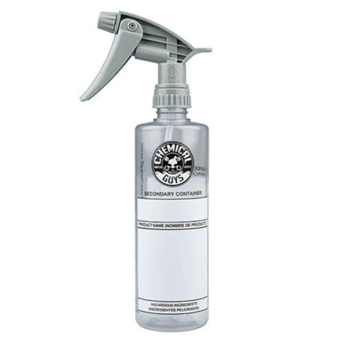 Chemical Guys ACC151 Secondary Container Dilution Bottle with Heavy Duty Sprayer, 16 oz., 1 Pack