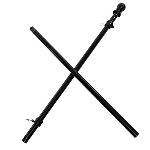 ifundom De Bandera De Acero Inoxidable Resistente Al Aire Diseño De Rotación para Jardín y Duradera Soporte para Bandera Profesional