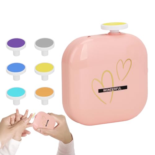 Niesel Toddler Nail Trimmer eléctrico, eléctrico juego de archivos de uñas - Trimmer de uñas recargable Electric,Herramienta de manicura de bajo ruido con uñas de luz LED