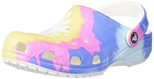 Image of Crocs Unisex Adult Classic Tie Dye Graphic Clog