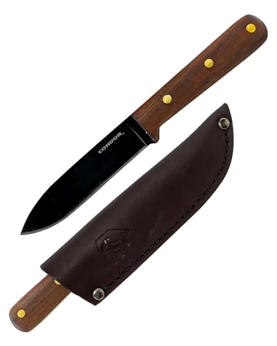 Condor Tool & Knife Kephart Knife 4 1/2 Inch W/Leather