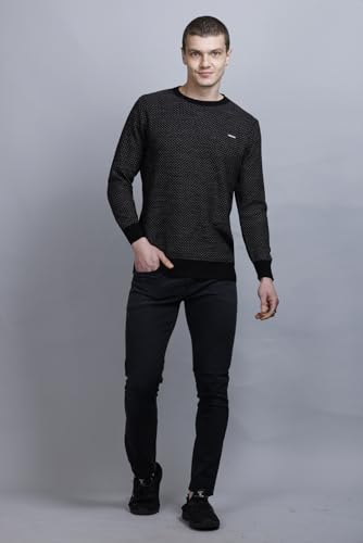 Image of GODFREY Full Sleeve Woolen Sweater for Man Winter Wear - Round Neck Pullover Regular Fit