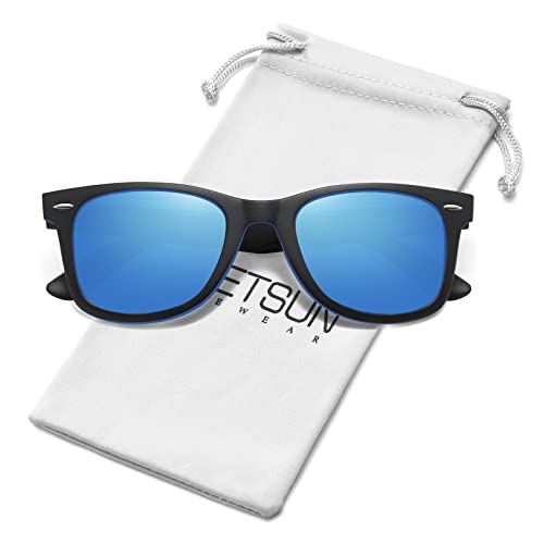 Image of MEETSUN Polarized Sunglasses for Women Men Classic Retro Square Frame Driving Sun Glasses UV Protection