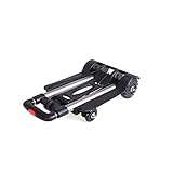 AWANEYQ Carros Carro de Equipaje Plegable de aleación de Aluminio, Remolque de Viaje portátil, Carro de Equipaje, Carrito de Compras