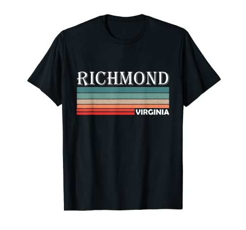 Regalo di souvenir retrò Richmond Virginia VA Maglietta