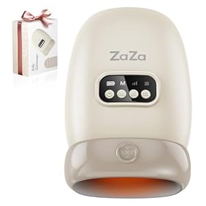 zaza Upgraded Hand Massager, Hand Massager ｗith Heat and Compression for Carpal Tunnel, LED Display Electric Hand and Wrist Massager for Palm Finger Numbness Pain Relief, Gift for Men Women