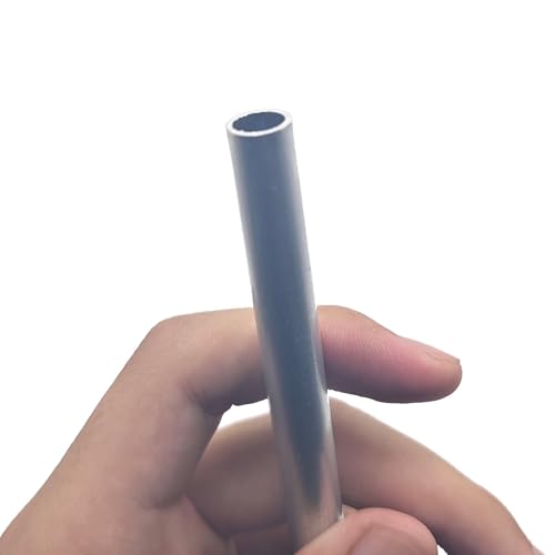 Leluo 5 piezas de tubo de aleación de aluminio 6063 de 13 mm, 14 mm, 15 mm, 16 mm y 17 mm de diámetro exterior recto y 700 mm de largo y redondo. Edificios(17x12mm)