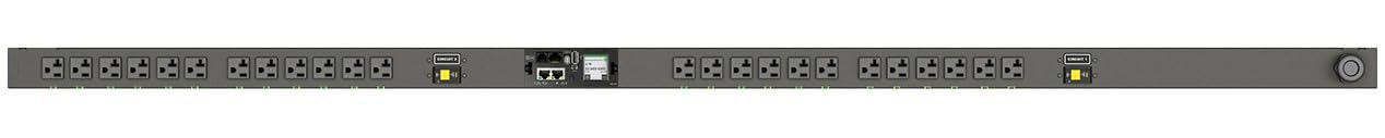 Vertiv Geist Switched Rack PDU - 0U | 30A | 120V | (24) NEMA 5-20R Receptacles | 2.8kW | NEMA L5-30P Plug | High-Contrast LCD | Next-Generation Interchangeable Monitoring Device (IMD) | VP5N30A5
