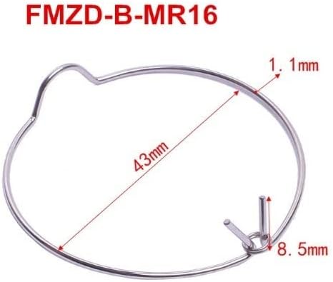 フロント側 MR16 COB ダウンライト リテーニング リング スプリング クリップ EKOCEV (Color : FMZD-B