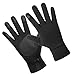 Mikikit 1Pair Winter Screen Mountain Bike Gloves Windproof Non Slip All Finger Design for Outdoor Riding Black