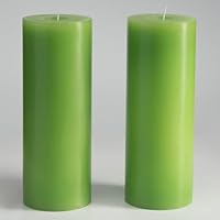 SCENTMOODS Stumpenkerzen Set - 6 Handgemachte Korallen Kerzen Ohne Duft