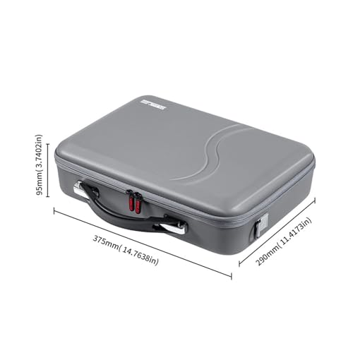 Image of LEQTRONIQ Carrying Case for DJI Ronin RS4 - Waterproof Hard Shell with Custom Foam Insert Gimbal Stabilizer Travel Case, Dustproof, Shockproof Travel Storage Bag