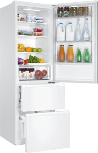 Haier 3D 60 Series 3 HTR3619ENPW - Frigorífico Combi, Cajones Direct Access en el Congelador, Motor …
