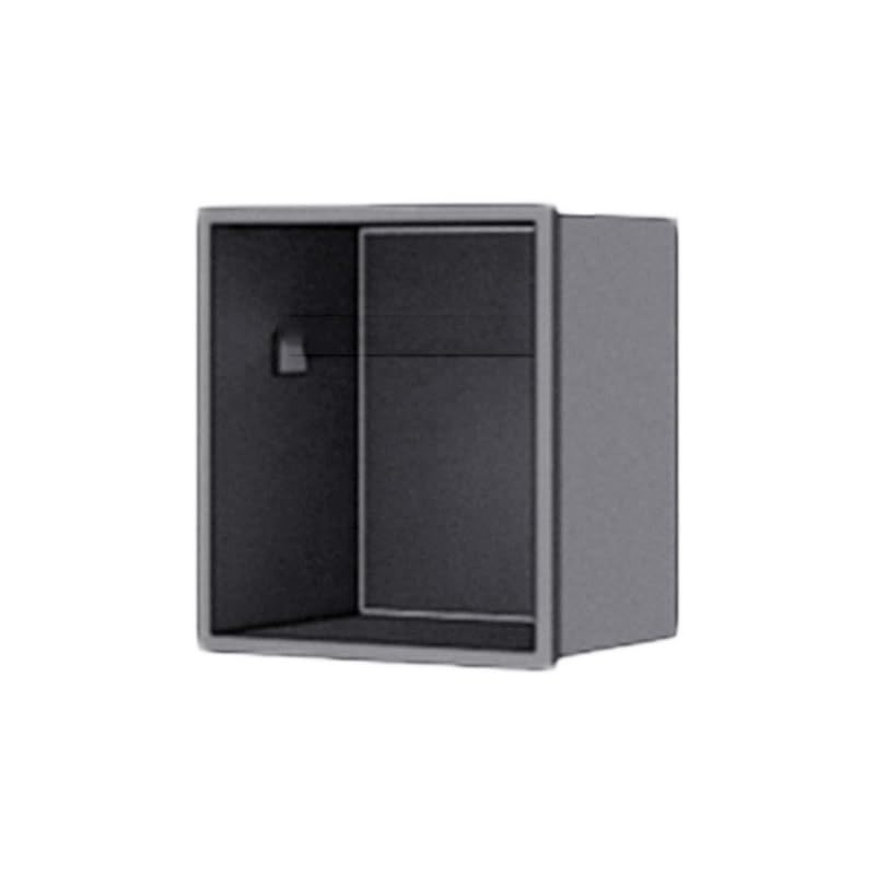 Cubo de basura empotrado y nicho de ducha de acero inoxidable para baño estanco