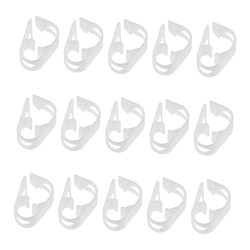 PRETYZOOM Plastic Hose Clamp 100pcs Tube Clamps for Beer Wine Making Flow Control