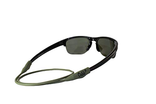Cablz Silicone Eyewear Retainer | Waterproof Eyewear Retainer Strap, 16 In (Olive Dab Green) #TOP4
