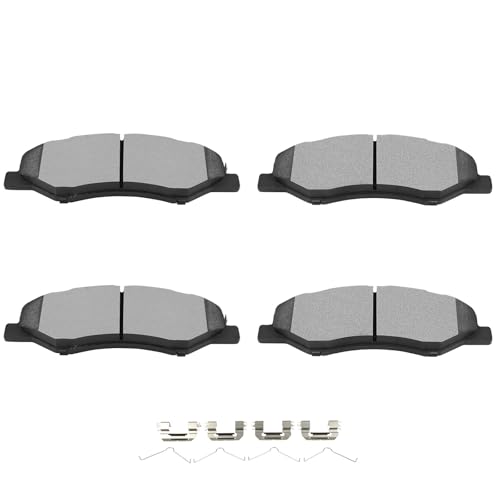 Image of SCITOO D2089 Ceramic Brake Pads Sets Front w /Hardware Replacement For Honda For Odyssey 2018 2019 2020 2021 2022 2023
