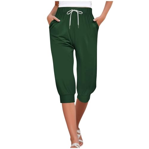 Pantalon en lin pour femme chic et décontracté avec poches