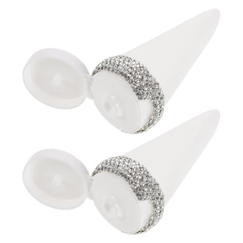 DECOMELODY 2 Piezas Unidades Botellas de Loción Recargables Tubos Pequeños Vacíos para Cosméticos y Cuidado Facial Botellas de Viaje Reutilizables Prueba de Fugas para Cremas y Limpiadores