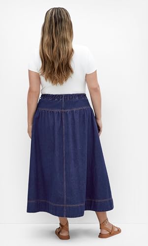 City Chic Women's Plus Size Skirt - Ari Denim3